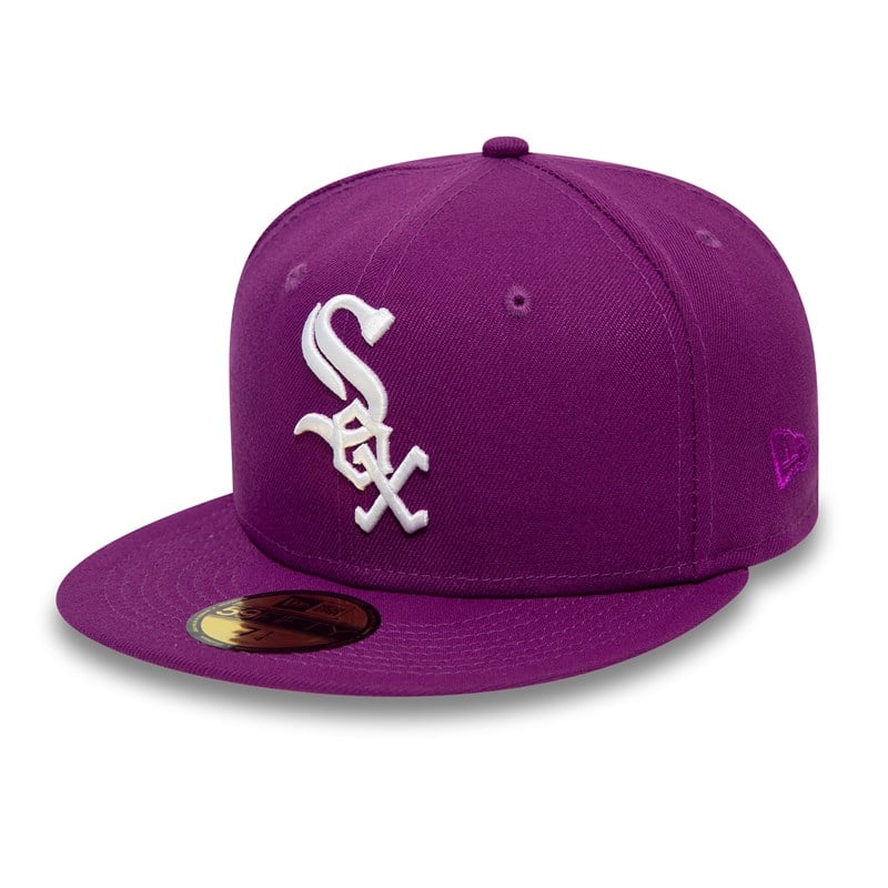 59fifty New Era Chicago Sox Fitted Gorras Morados | SQ2945086