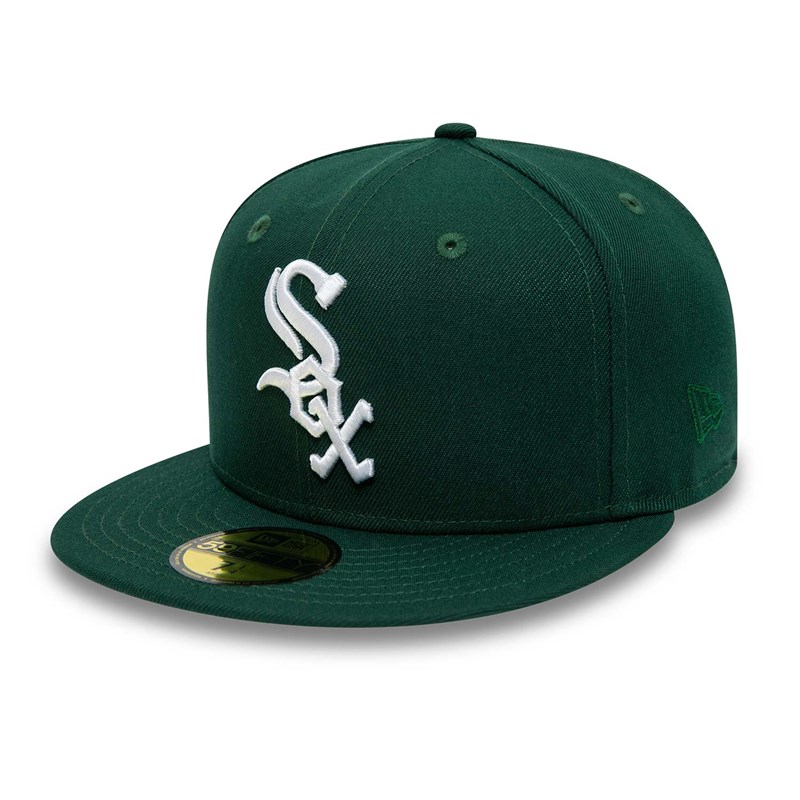 59fifty New Era Chicago Sox Forest Fitted Gorras Verdes | AQ5316249