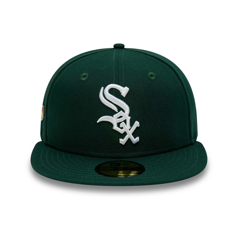 59fifty New Era Chicago Sox Forest Fitted Gorras Verdes | AQ5316249