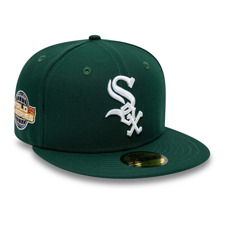 59fifty New Era Chicago Sox Forest Fitted Gorras Verdes | AQ5316249