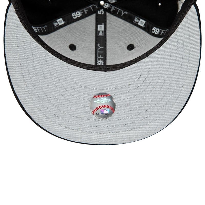 59fifty New Era Chicago Sox Glow In The Fitted Gorras Negros | WQ0763128