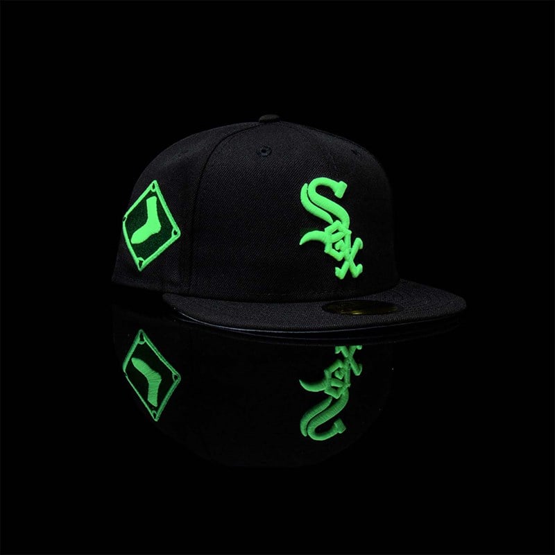 59fifty New Era Chicago Sox Glow In The Fitted Gorras Negros | WQ0763128