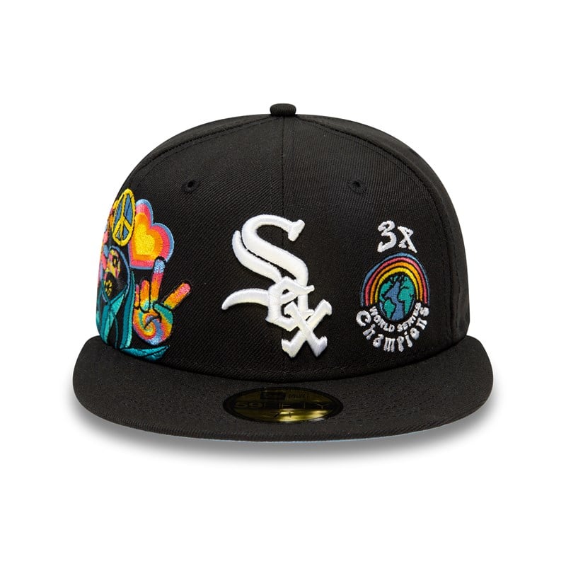 59fifty New Era Chicago Sox Groovy Fitted Gorras Negros | NA2031846