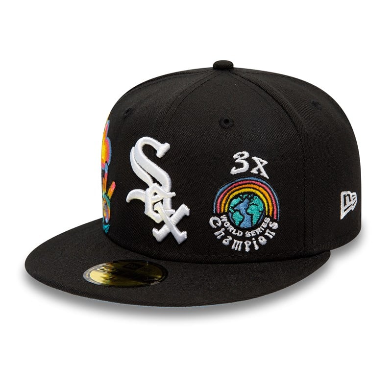 59fifty New Era Chicago Sox Groovy Fitted Gorras Negros | NA2031846