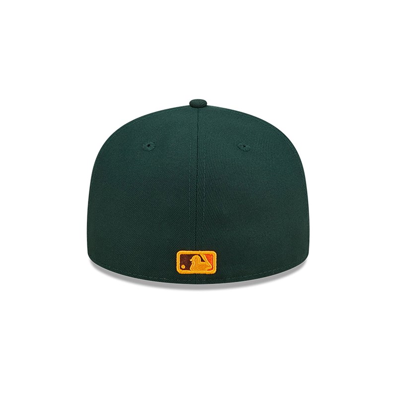 59fifty New Era Chicago Sox Leafy Fitted Gorras Verdes | ZO1096435