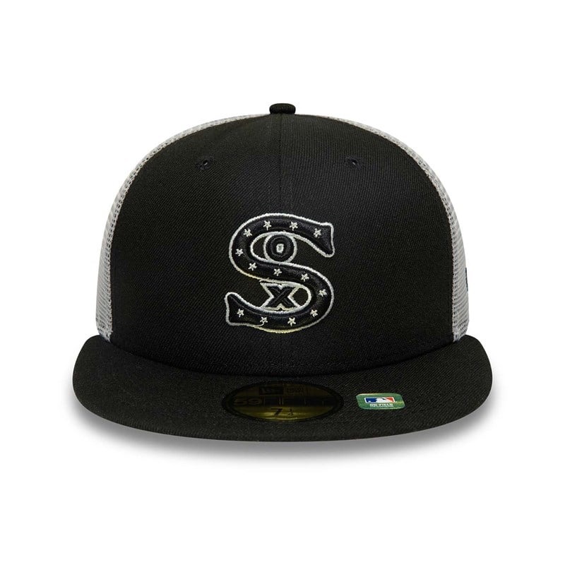 59fifty New Era Chicago Sox MLB Batting Practice Fitted Gorras Negros | ZT8193562