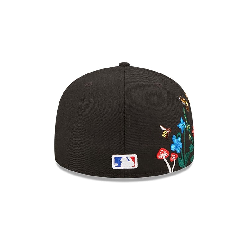 59fifty New Era Chicago Sox MLB Blooming Fitted Gorras Negros | ED8024371