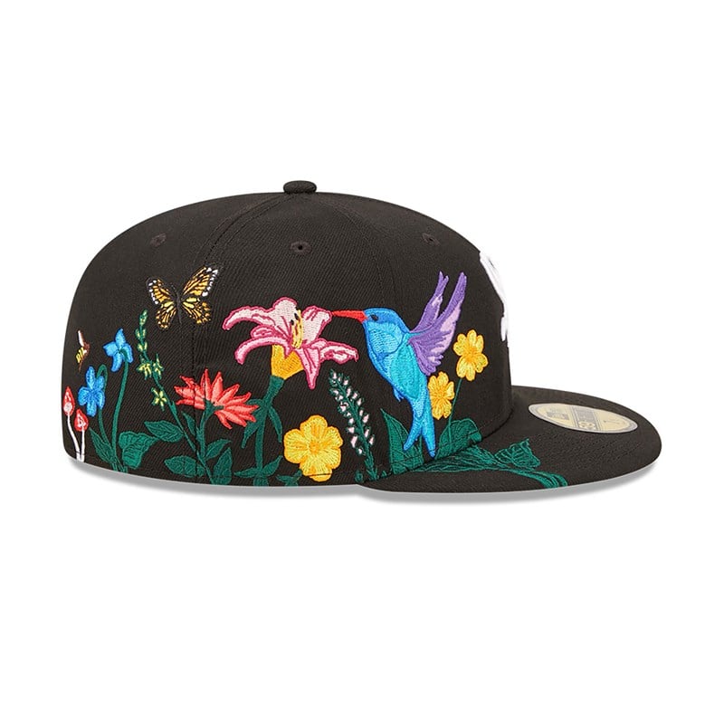 59fifty New Era Chicago Sox MLB Blooming Fitted Gorras Negros | ED8024371