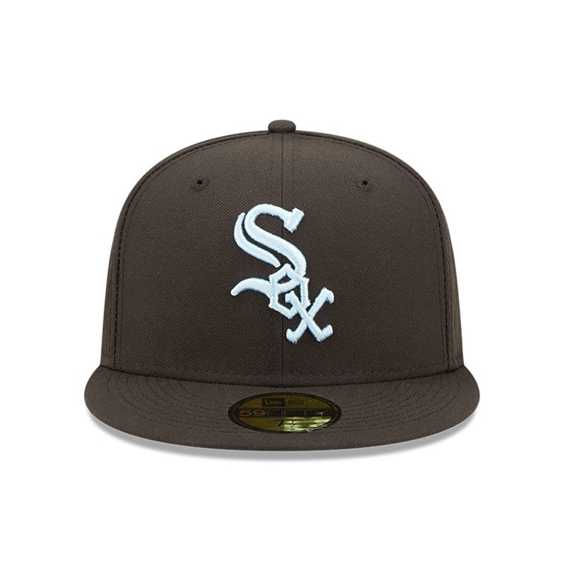 59fifty New Era Chicago Sox MLB Cloud Fitted Gorras Negros | VI8931204