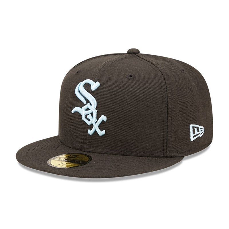 59fifty New Era Chicago Sox MLB Cloud Fitted Gorras Negros | VI8931204