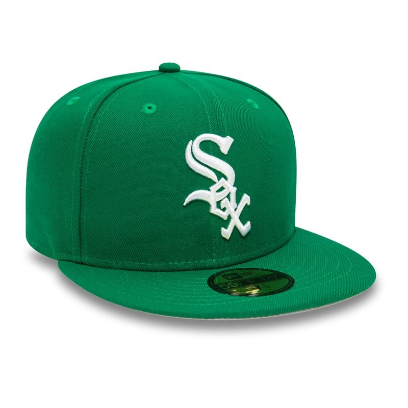 59fifty New Era Chicago Sox MLB Kelly Fitted Gorras Verdes | UY3580249