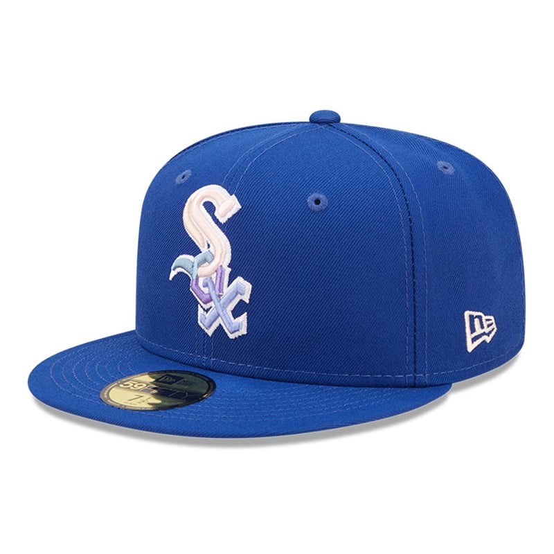 59fifty New Era Chicago Sox MLB Nightbreak Team Fitted Gorras Azules | ME8629371