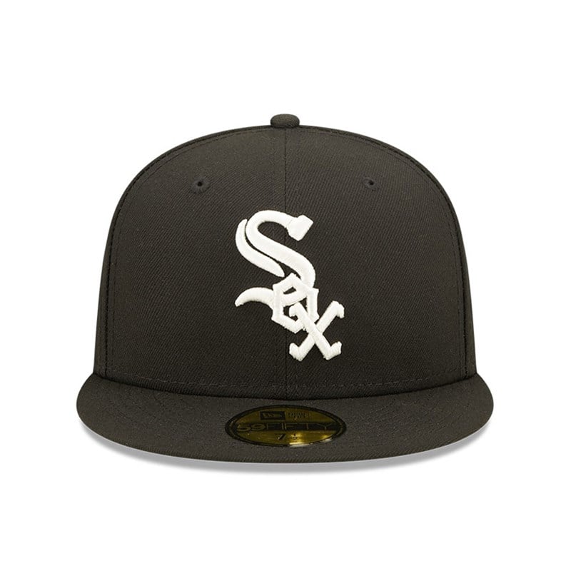 59fifty New Era Chicago Sox MLB Pop Sweat Fitted Gorras Negros | UM8659713