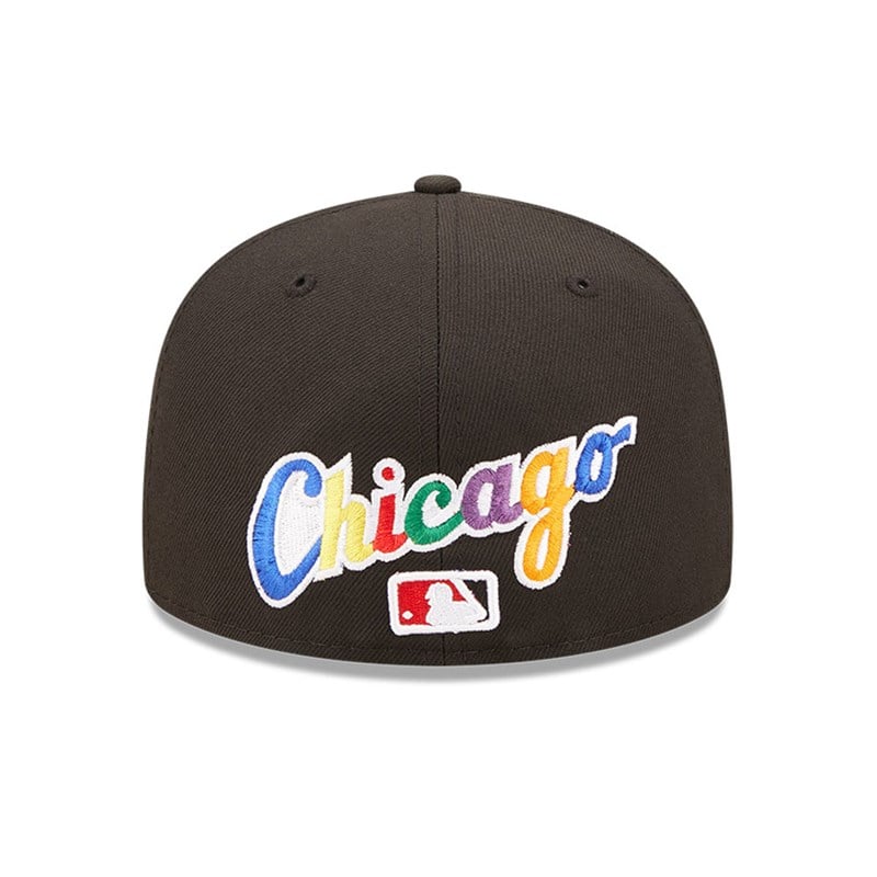 59fifty New Era Chicago Sox MLB Prismatic Fitted Gorras Negros | DA0629758