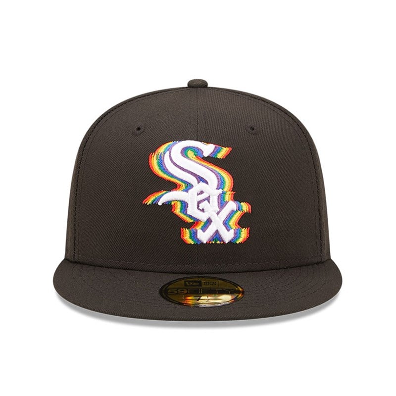 59fifty New Era Chicago Sox MLB Prismatic Fitted Gorras Negros | DA0629758