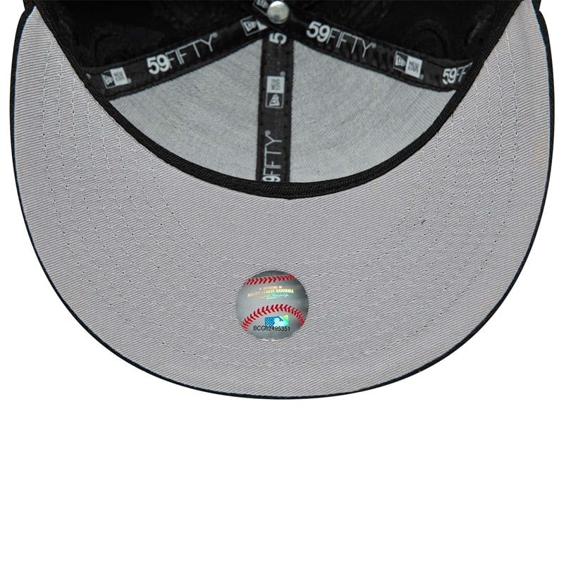 59fifty New Era Chicago Sox MLB Swirl Fitted Gorras Negros | EY8216470