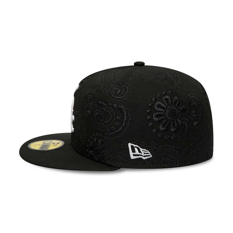 59fifty New Era Chicago Sox MLB Swirl Fitted Gorras Negros | EY8216470