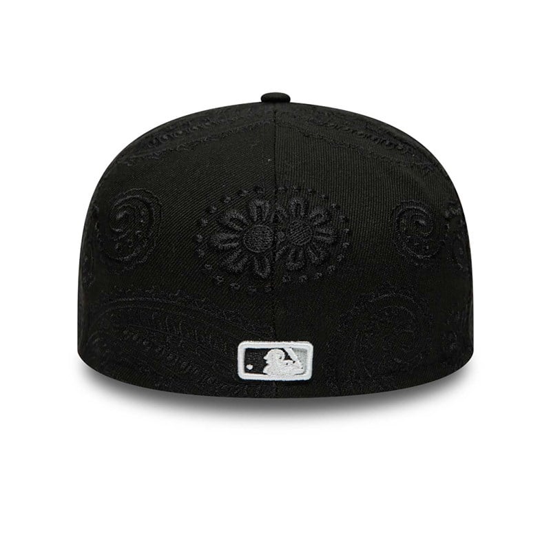 59fifty New Era Chicago Sox MLB Swirl Fitted Gorras Negros | EY8216470