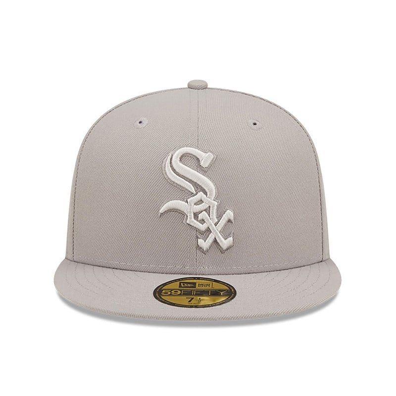 59fifty New Era Chicago Sox Monocamo Fitted Gorras Grises | JN4631029