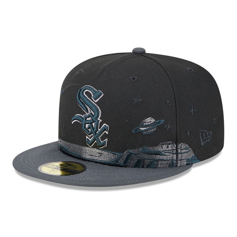 59fifty New Era Chicago Sox Planetary Fitted Gorras Negros | SQ7321859