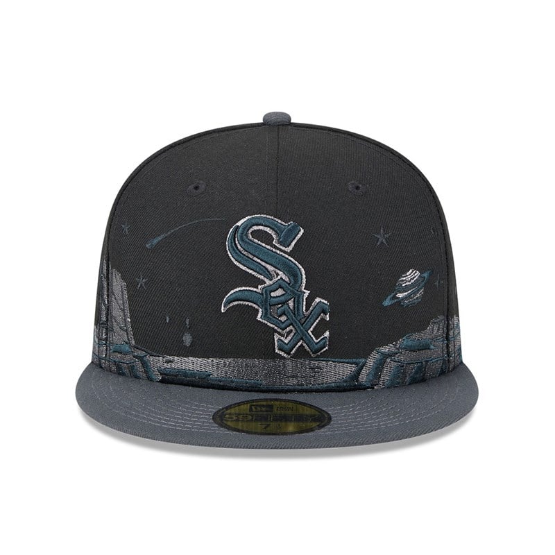 59fifty New Era Chicago Sox Planetary Fitted Gorras Negros | SQ7321859