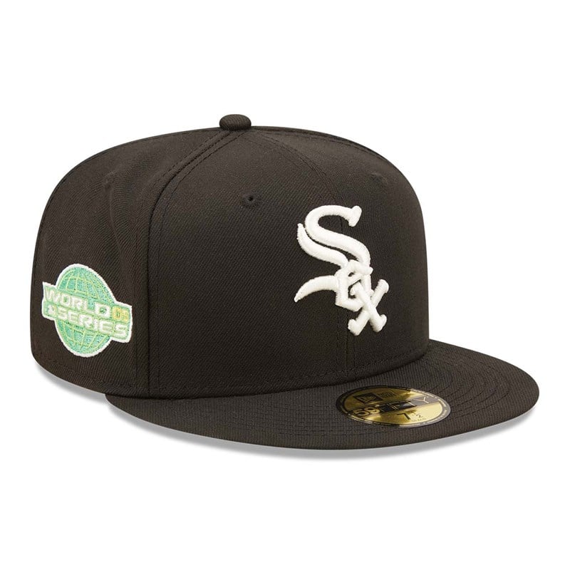 59fifty New Era Chicago Sox Pop Fitted Gorras Negros | AB7035916