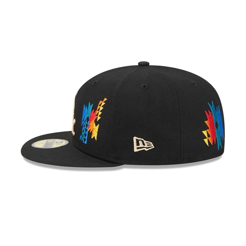 59fifty New Era Chicago Sox Southwestern Fitted Gorras Negros | GO0394218