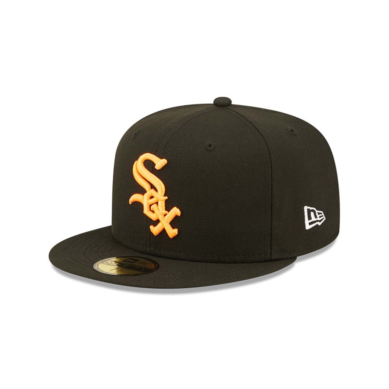 59fifty New Era Chicago Sox Summer Pop Fitted Gorras Negros | BX4802395