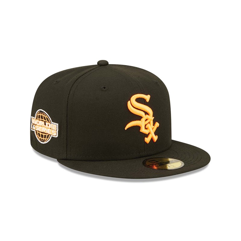 59fifty New Era Chicago Sox Summer Pop Fitted Gorras Negros | BX4802395