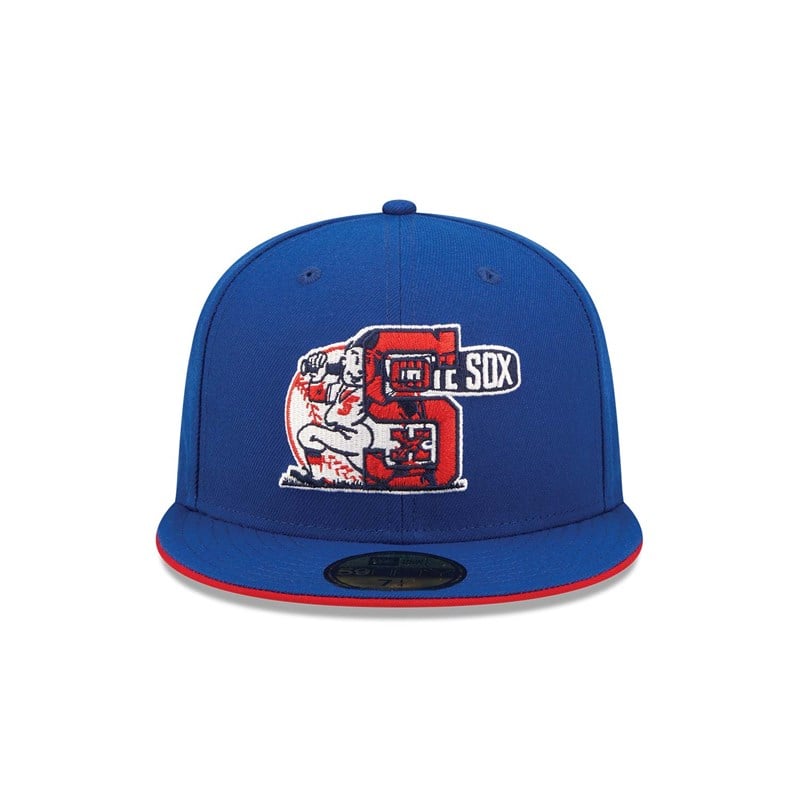 59fifty New Era Chicago Sox Team Colour Fitted Gorras Azules | JP6410837