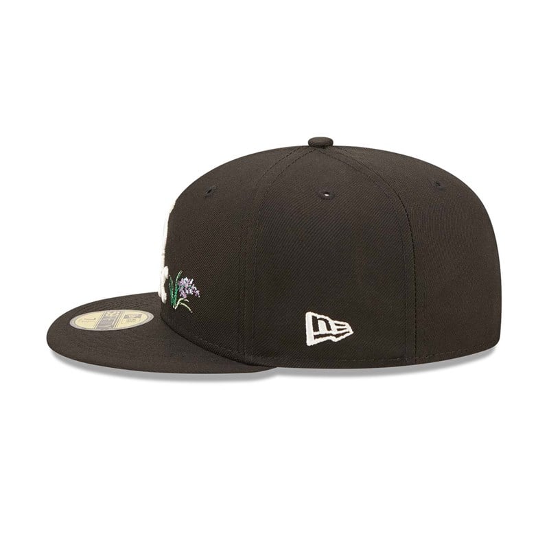 59fifty New Era Chicago Sox Watercolour Floral Gorras Negros | YE4163879