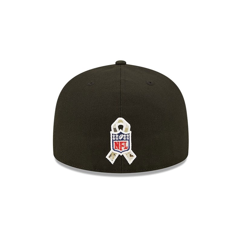 59fifty New Era Cincinnati Beagals NFL Salute To Service Fitted Gorras Negros | DT7820691