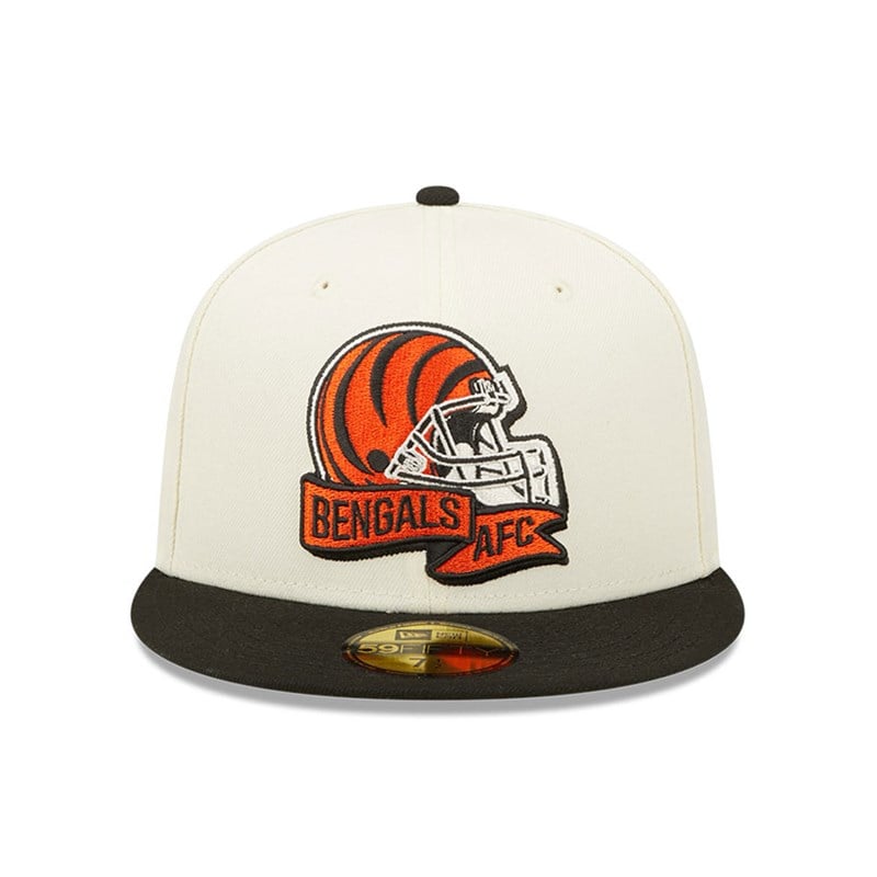 59fifty New Era Cincinnati Bengals NFL Sideline 2022 Fitted Gorras Blancos | UD4081279