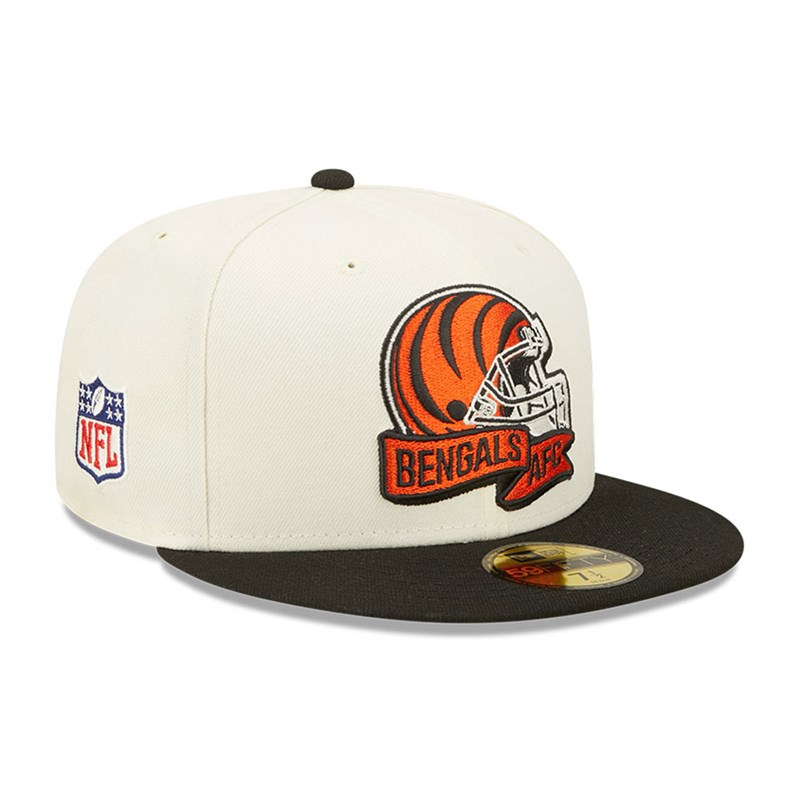 59fifty New Era Cincinnati Bengals NFL Sideline 2022 Fitted Gorras Blancos | UD4081279