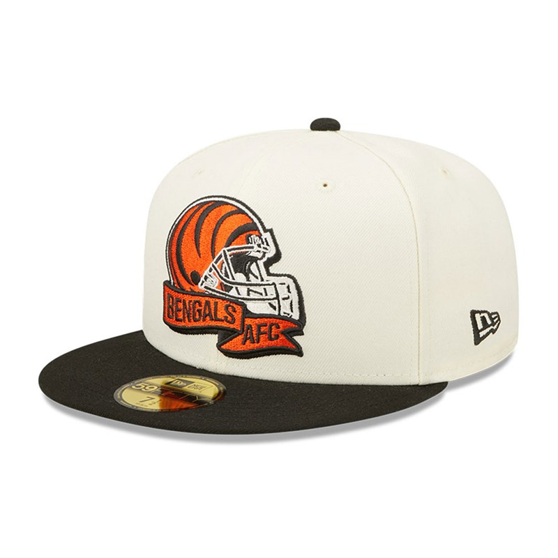 59fifty New Era Cincinnati Bengals NFL Sideline 2022 Fitted Gorras Blancos | UD4081279