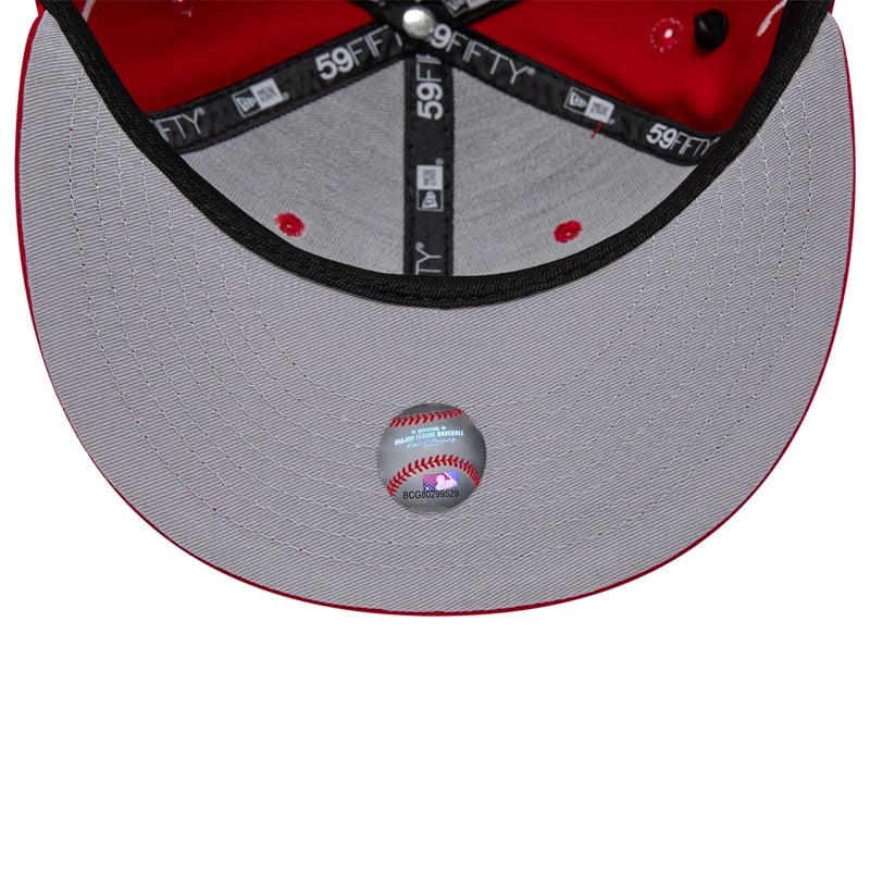 59fifty New Era Cincinnati Reds Historic Champs Fitted Gorras Rojos | ZB7481903