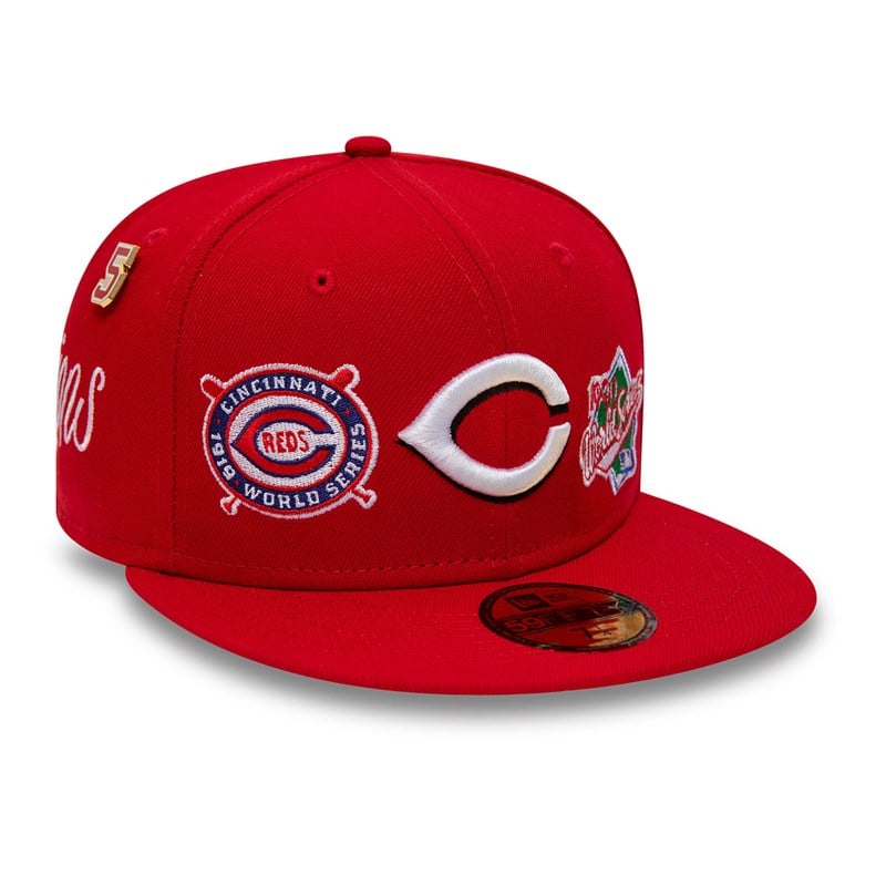 59fifty New Era Cincinnati Reds Historic Champs Fitted Gorras Rojos | ZB7481903