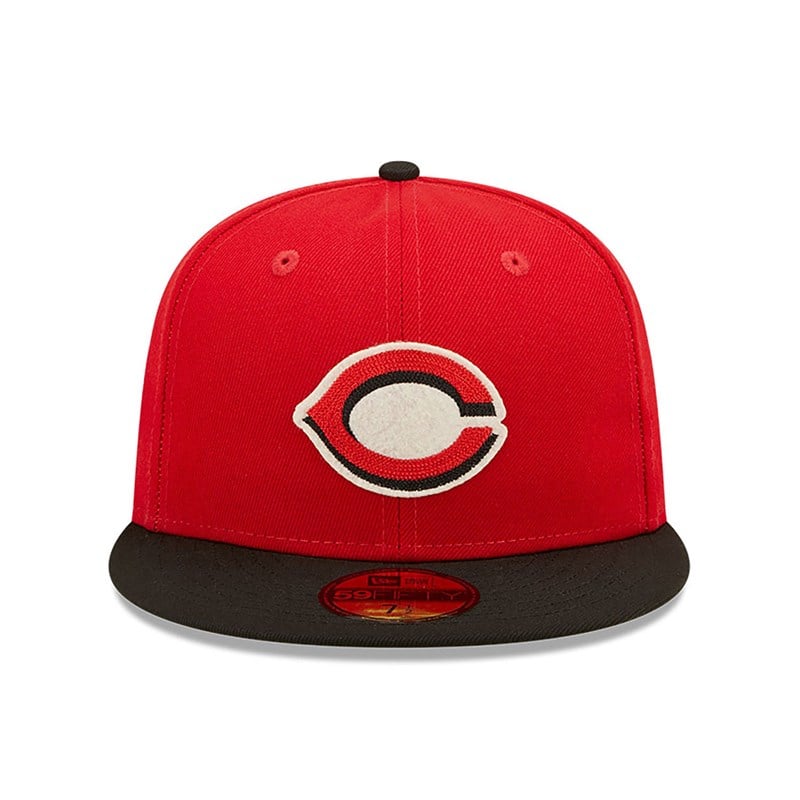 59fifty New Era Cincinnati Reds Ne Letterman Fitted Gorras Rojos | BI5791346