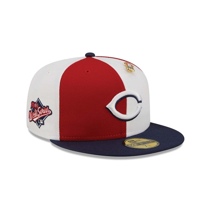 59fifty New Era Cincinnati Reds Pinwheel Americana Fitted Gorras Rojos | DP5109784