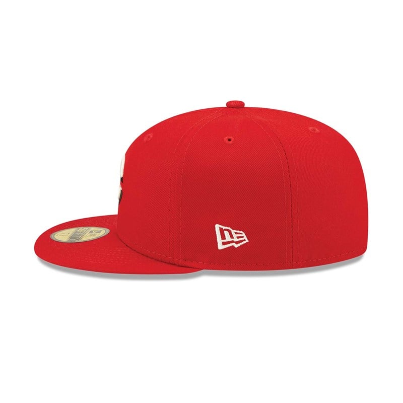 59fifty New Era Cincinnati Reds Pop Fitted Gorras Rojos | VY1096274