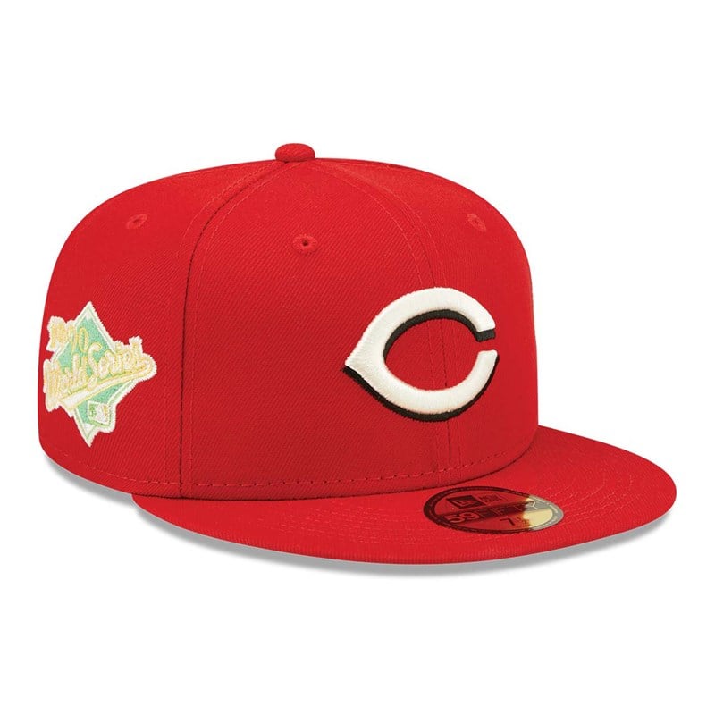 59fifty New Era Cincinnati Reds Pop Fitted Gorras Rojos | VY1096274