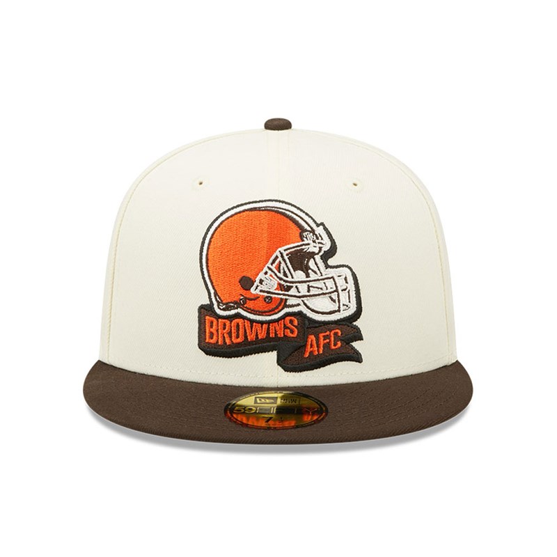 59fifty New Era Cleveland Browns NFL Sideline 2022 Fitted Gorras Blancos | PW2547903