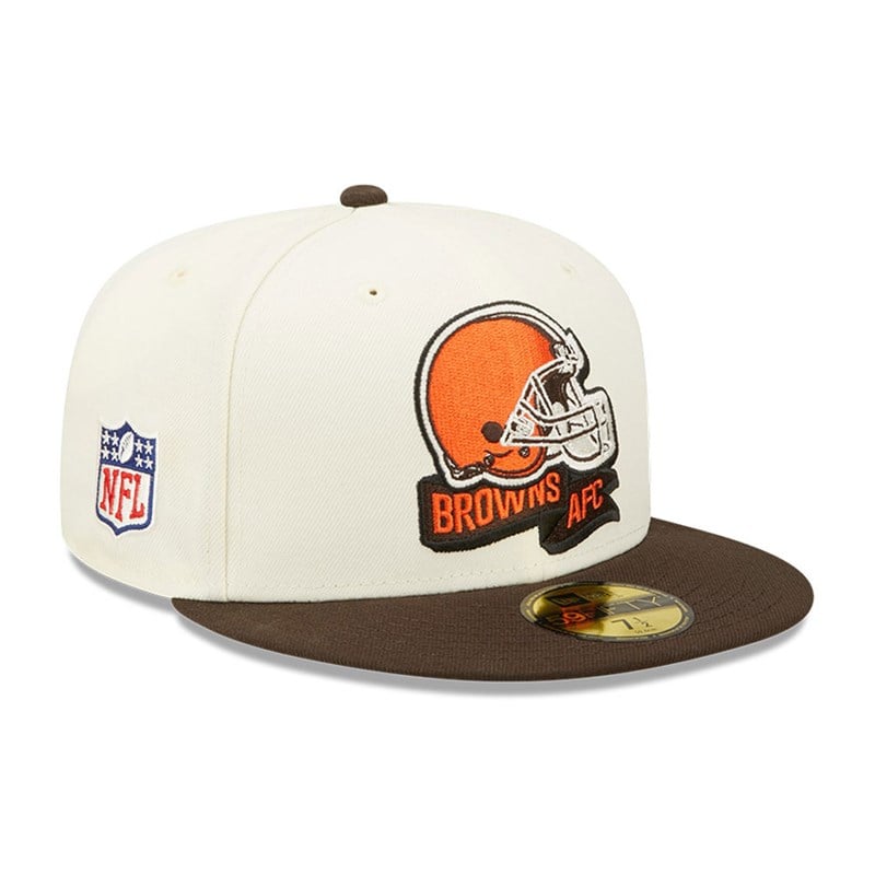 59fifty New Era Cleveland Browns NFL Sideline 2022 Fitted Gorras Blancos | PW2547903