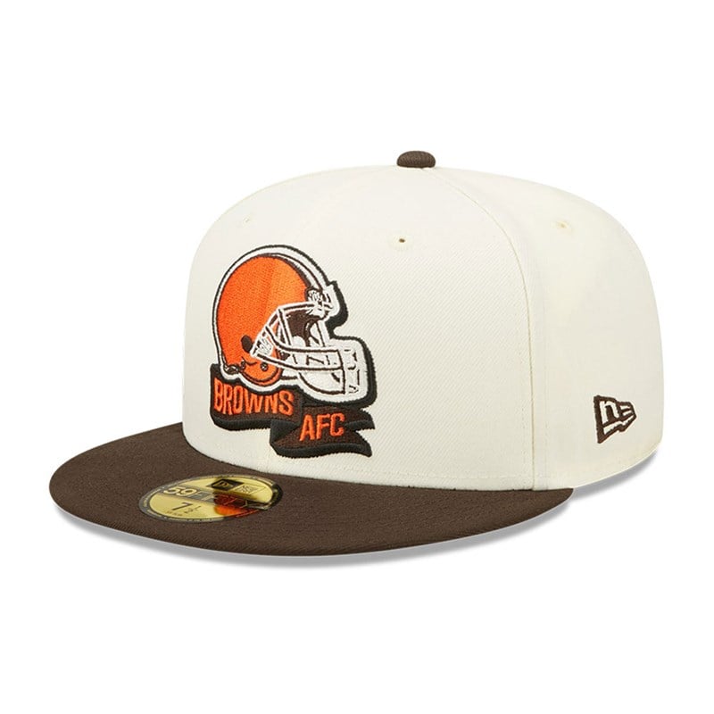 59fifty New Era Cleveland Browns NFL Sideline 2022 Fitted Gorras Blancos | PW2547903