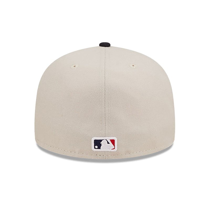 59fifty New Era Cleveland Guardians Fall Classic Fitted Gorras Blancos | JO7165498