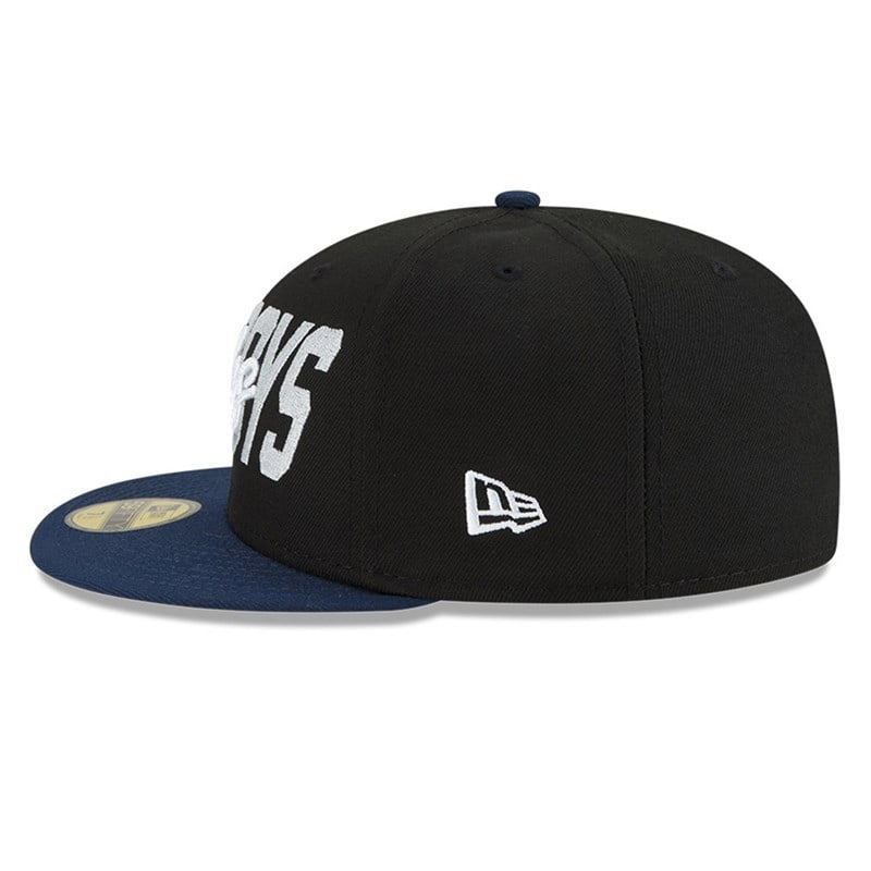 59fifty New Era Dallas Cowboys NFL Draft Fitted Gorras Negros | NJ5248130