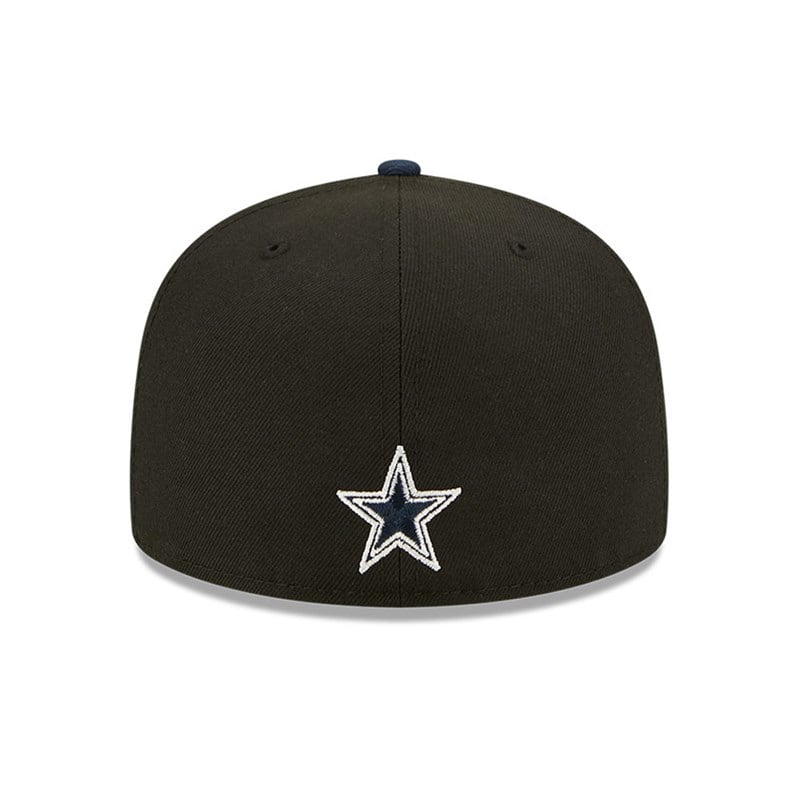 59fifty New Era Dallas Cowboys NFL Draft Fitted Gorras Negros | NJ5248130