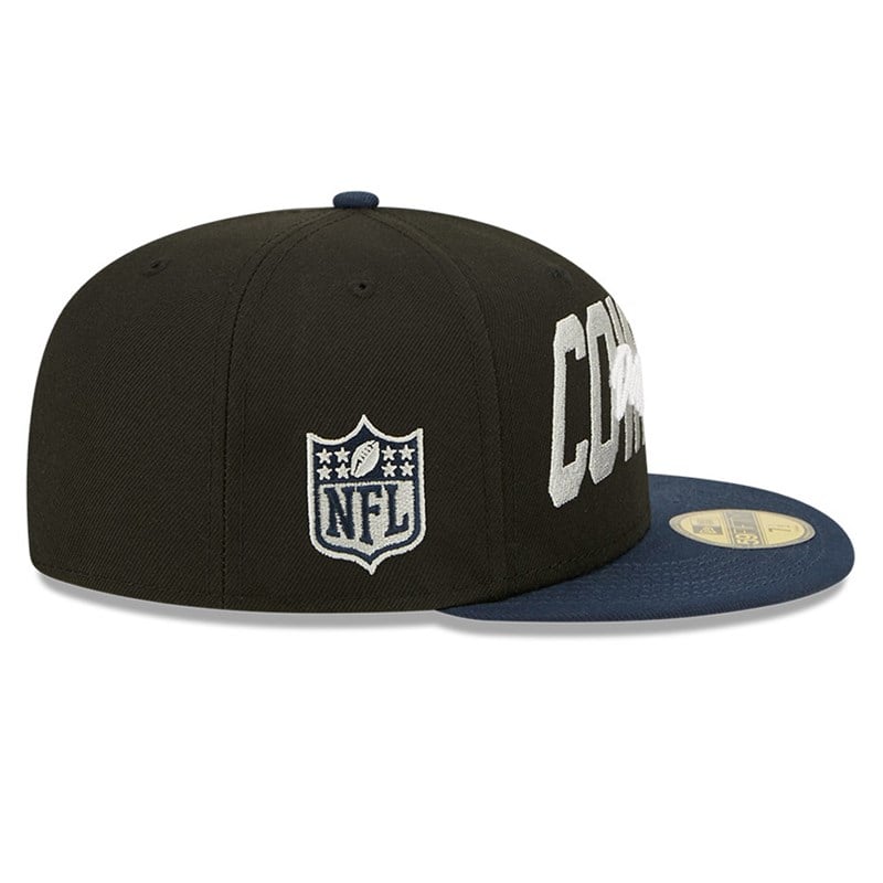 59fifty New Era Dallas Cowboys NFL Draft Fitted Gorras Negros | NJ5248130