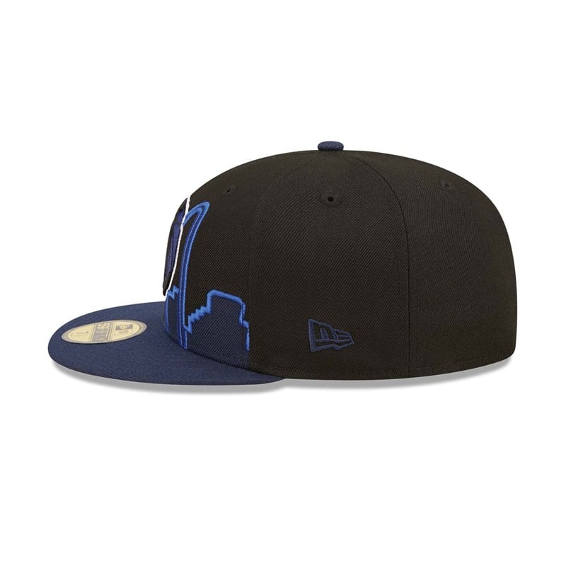 59fifty New Era Dallas Mavericks NBA 2022 Fitted Gorras Negros | JH4503987