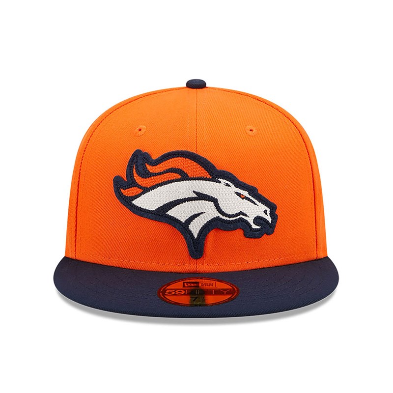 59fifty New Era Denver Broncos Ne Letterman Fitted Gorras Naranjas | GH9401632